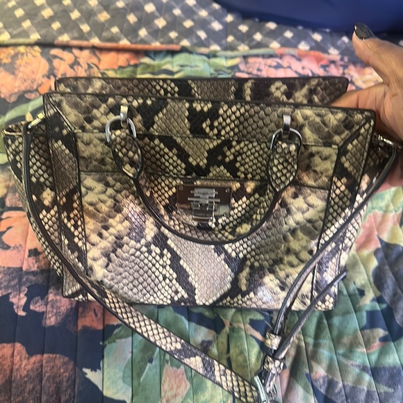 MICHAEL Michael Kors Handbags - Michael Kors size medium snake skin